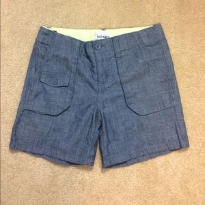 Old Navy Girls Blue‎ Denim Look Shorts